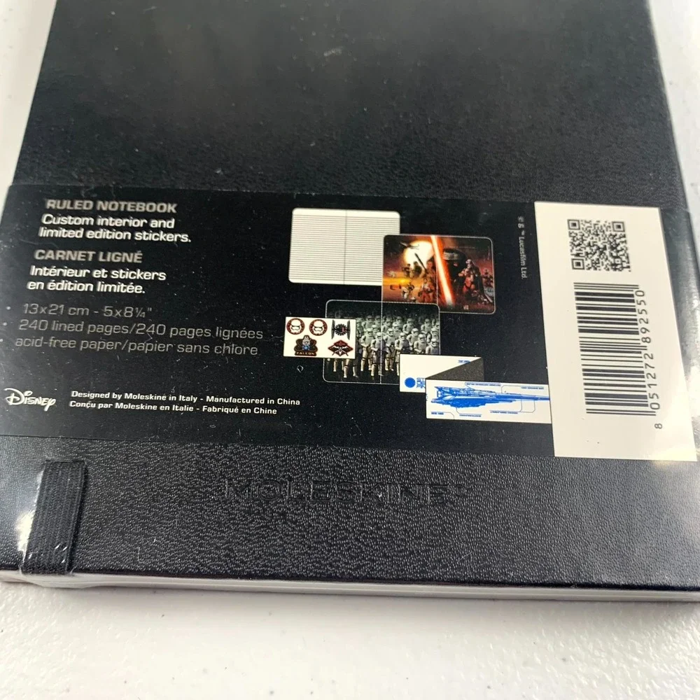 Moleskine Star Wars: The Force Awakens‎ Kylo Ren Limited Edition Ruled Notebook
